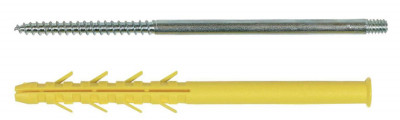 Patte à vis longue pour descente d'eaux pluviales M7 x 210  boîte de 25 ING FIXATION