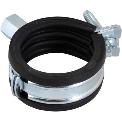 Collier KSB1 électro zingué en caoutchouc EPDM embase M8 et M10 noir 32-35 mm WALRAVEN 