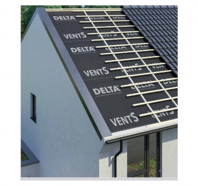 Ecran sous-toiture Delta Vent S HPV Doerken noir 1,5 x 50 m DELTA