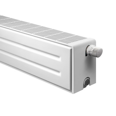 Radiateur acier Mini Compact type habillé type 22 6 connexions 20 éléments 200 x 2000 mm 1430 W BRUGMAN