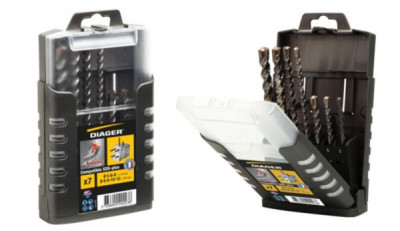 Coffret 7 forets béton Booster DIAGER