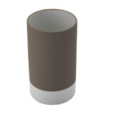 Porte brosse à dents gris tourterelle 6,4 x 6,4 x 11,7 cm GEDY