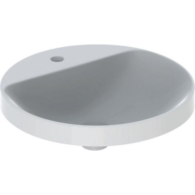 Vasque Variform ronde à encastrer diamètre 48 cm sans trop plein blanc GEBERIT