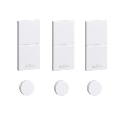 Pack de 3 détecteurs d'ouverture miniatures DIAG39APX - Diagral