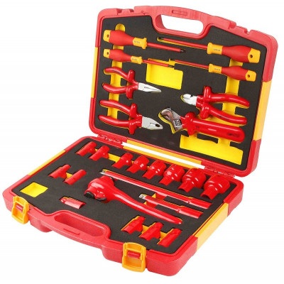 Coffret d'outils à main isolés 25 pcs - Wokin
