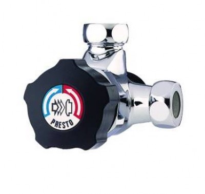 Mitigeur douche ALPA vol noir 113x142/162x45 mm  chromé PRESTO