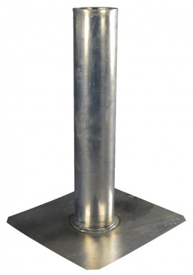 Évacuation pluviale plomb droite 110 x 115 x 400 mm