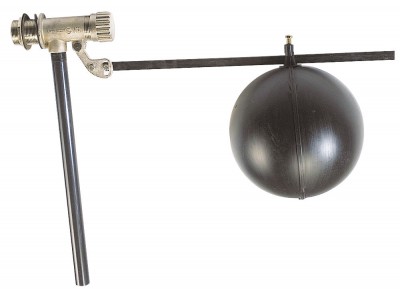 Robinet à flotteur avec réserve d'eau PVC D/150 RF 20x27 réf. 451003 JETLY