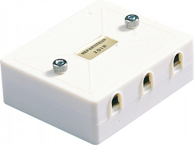 Répartiteur ferrite TV 2 sorties - L'EBENOID - 032525