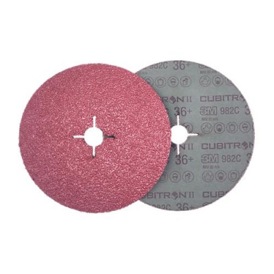 Disques fibre Cubitron™ II 982C  D125mm G60 - 3M - P27624