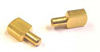 Taquet à tige 5 mm laiton poli BTE de 100 - QDCR - 9010AS00