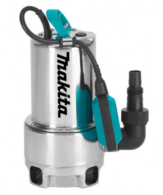 Pompe vide-cave à eau chargée 550W inox - MAKITA - PF0610