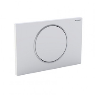 Plaque de déclenchement SIGMA10 ST chromé brillant GEBERIT