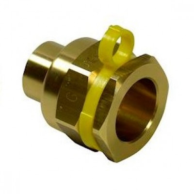 Raccord transition PLT Izinox Cu22 à braser diamètre nominal 25 GURTNER