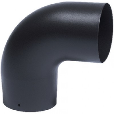 Coude émaillé acier mat 90 diamètre 125mm TEN