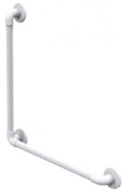 Barre cannelées 90° 600mm blanc AKW INTERNATIONAL