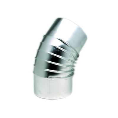 Coude en aluminium 45° D180 mm réf 394180 TEN