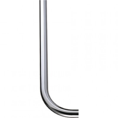 Tube chasse cuvette diamètre 32mm chromé PRESTO