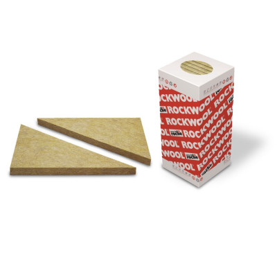 Panneau isolant laine de roche pour combles aménagés Deltarock 1350 x 600 mm épaisseur 100 mm ROCKWOOL 