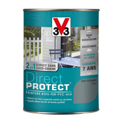 Peinture multi-supports Direct Protect satin vent d'ouest 1,5 l V33