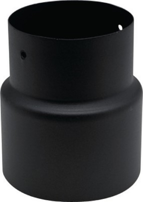 Réduction émail noir male diamètre 125 femelle diamètre 153 TEN