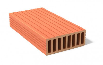 Brique d'arase 385 x 200 x 75 mm 2,6 m2/ml BIO'BRIC