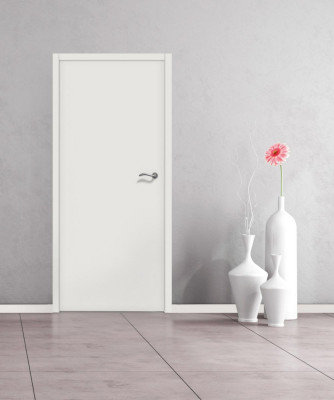 Bloc-porte Créancofort prépeint isoplane âme pleine Rive_droite 204 x 83 huisserie 72 x 57 mm KEYOR FONMARTY