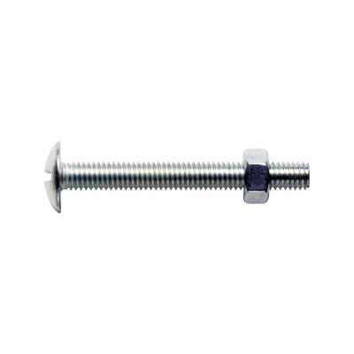 Boulon poêlier 4.8 zingué M5 x 60 mm boîte de 200 VOLVIS