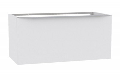 Meuble sous vasque 1 tiroir Plénitude blanc brillant 80 x 38 x 37 cm