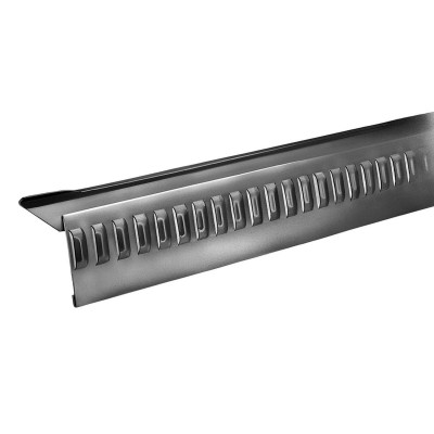 Bande d'égout ventilé anthrazinc N12 épaisseur 0,65 2 ml VM BUIDING SOLUTIONS FEDRUS