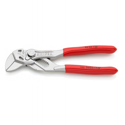 Mini-pince-clé PVC chromée 23 x 125 mm KNIPEX