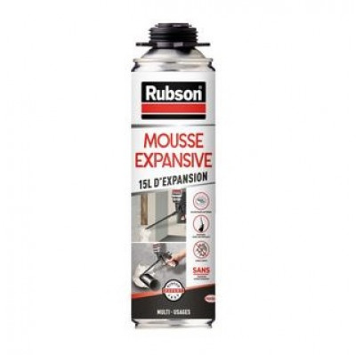Mousse expansive multi-usages pistolable d'expansion 15 l RUBSON