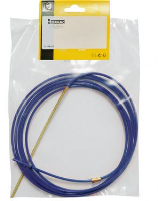 Gaine Téflon bleu 3 m + Complément laiton - fil alu GYS