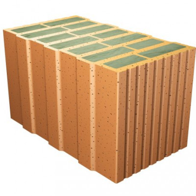 Brique Climamur 42 300 x 425 x 249 mm réservation 175 x 175 WIENERBERGER