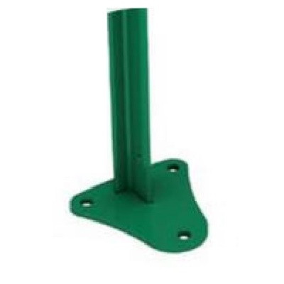 Platine pour poteau Genium vert ral 6005 CLOTEX