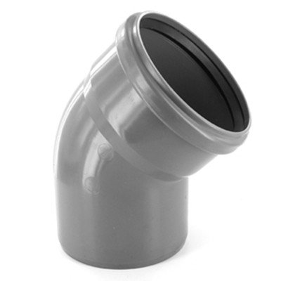 Coude PVC mâle-femelle 45° joint monté diamètre 315 mm WAVIN
