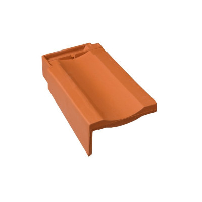 Tuile de rive standard gauche Franche Comte brun vieilli MONIER 