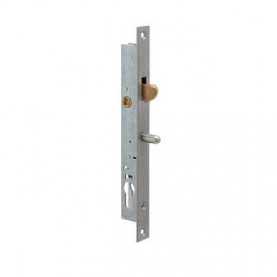 Serrure à mentonnet 28/25 avec gâche METALUX