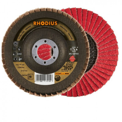 Disque lamelle Jumbo Speed diamètre 125 mm K60 RHODIUS