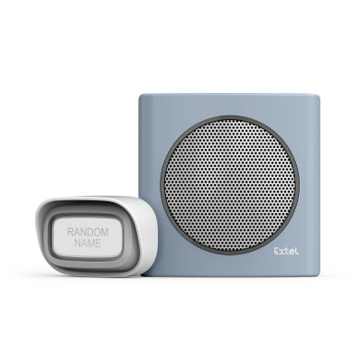 Sonnette sans fil Dibi Flash Soft gris EXTEL