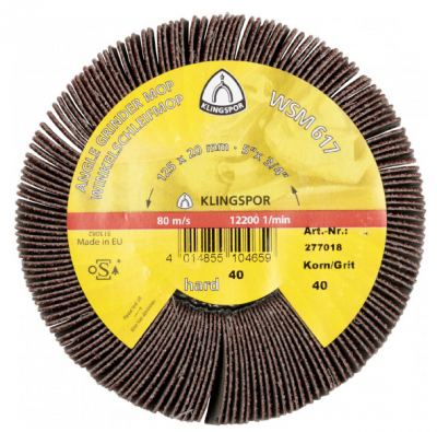 Roues à lamelles MR/WSM617/LS309X/60/S/125X20/M14 KLINGSPOR