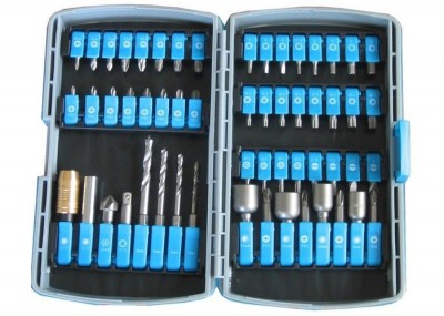 Assortiment vissage et perçage d'emmanchement 1/4, 56 pièces