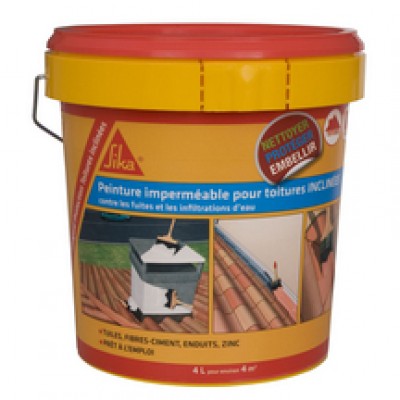 Sikagard protection toiture inclinée gris 4 litre SIKA FRANCE