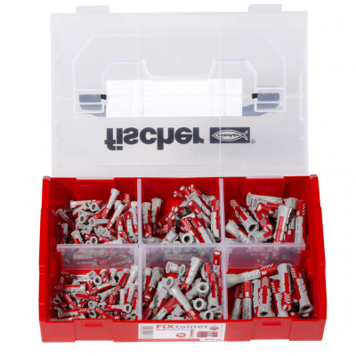 Mallette de 210 chevilles Duopower Fixtainer FISCHER