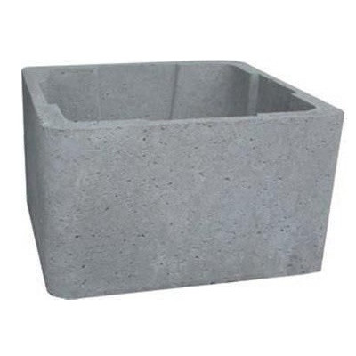 Regard béton bord lisse sans tampon 60 x 60 x 48 cm ADG 