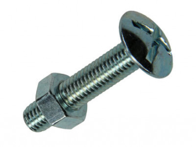 Boulon poêlier zingué M4 x 50 4.8 boîte de 500 VOLVIS
