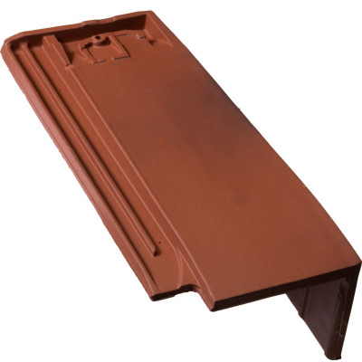 Demi-tuile de rive droite Signy SY050 terre cuite anthracite nouveau 480 x 145 mm MONIER