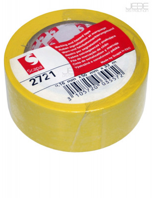 Ruban adhésif vinyle plastifié 2721 jaune SCAPA