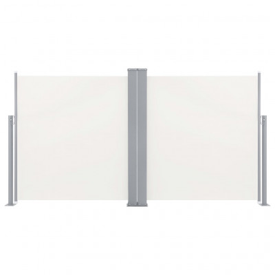 Auvent latéral rétractable 100 x 600 cm crème 02_0007153