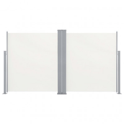 Auvent latéral rétractable 140 x 600 cm crème 02_0007160